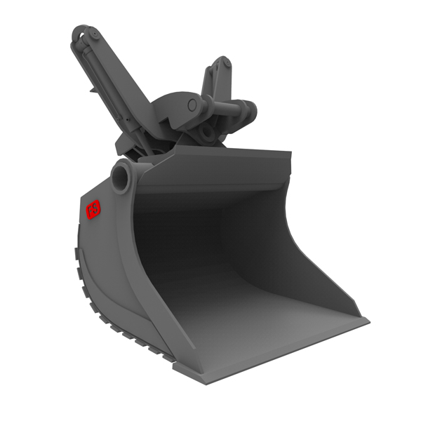 Planeringsskopa Stående cylindrar